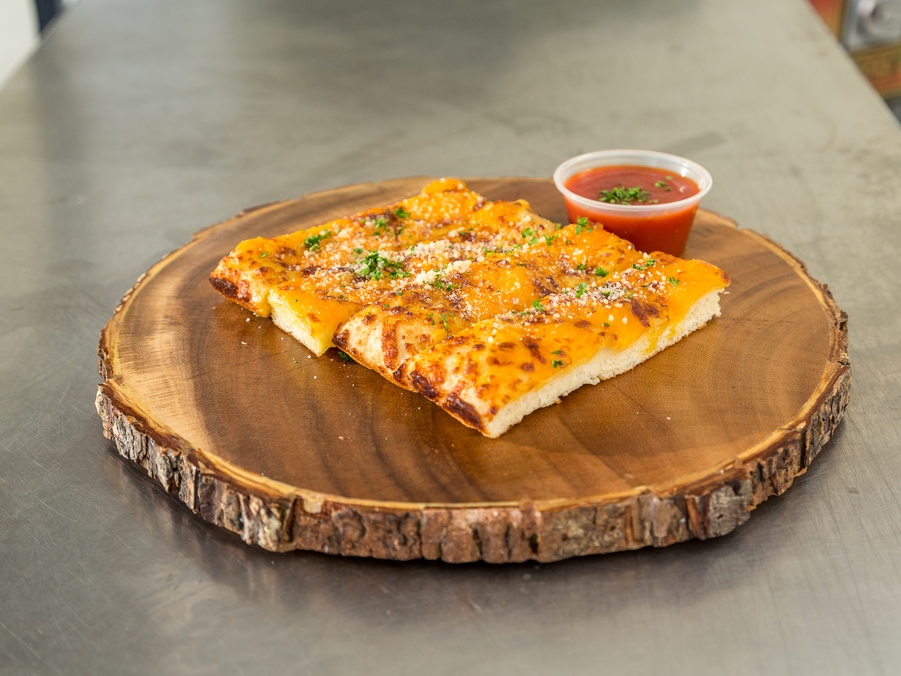 Order Cheese Bread Sticks food online from Revolution Pizza store, Willowick on bringmethat.com