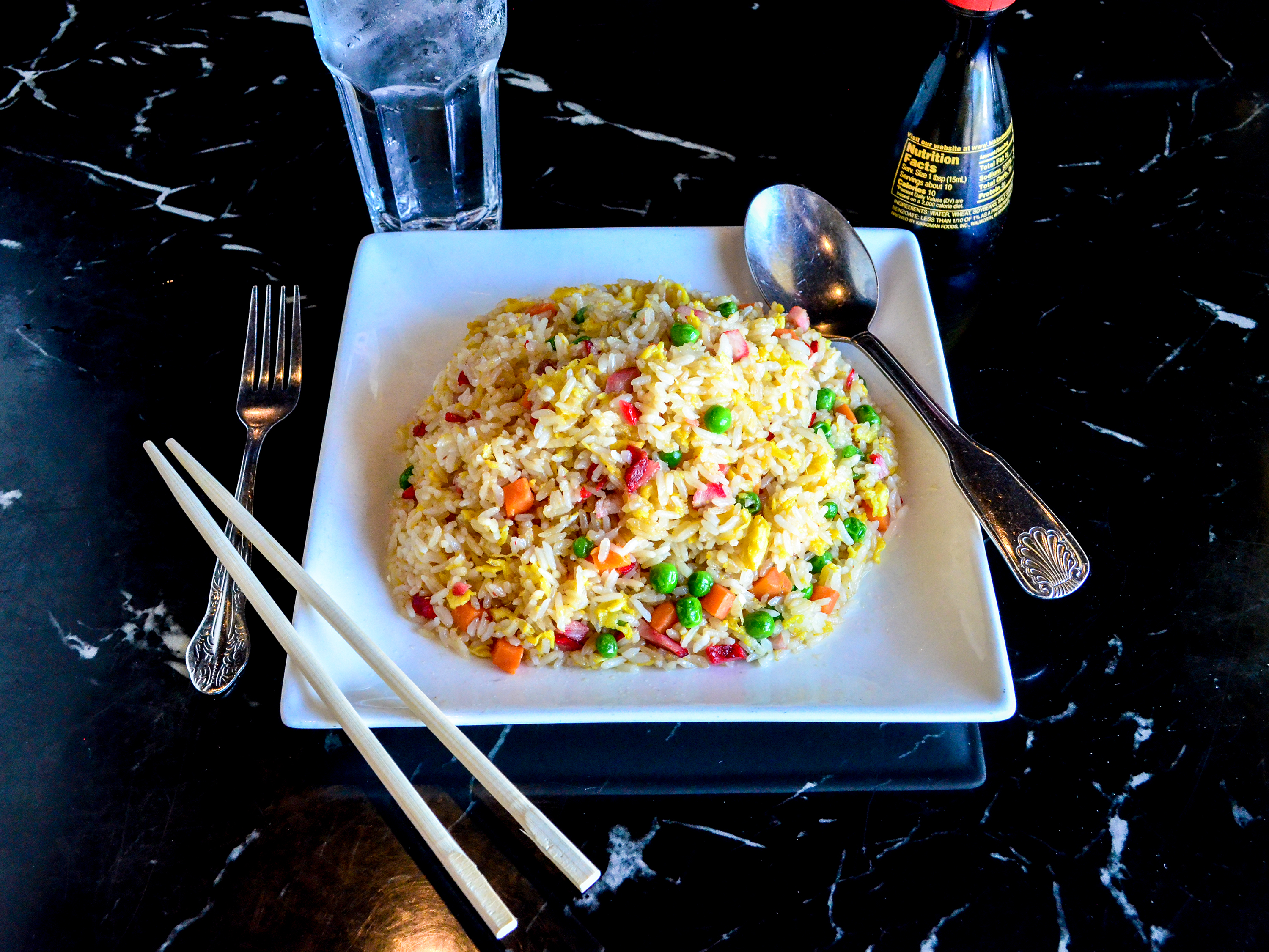 Order BBQ Pork Fried Rice food online from Jing Jing Chinese Cuisine store, Rocklin on bringmethat.com