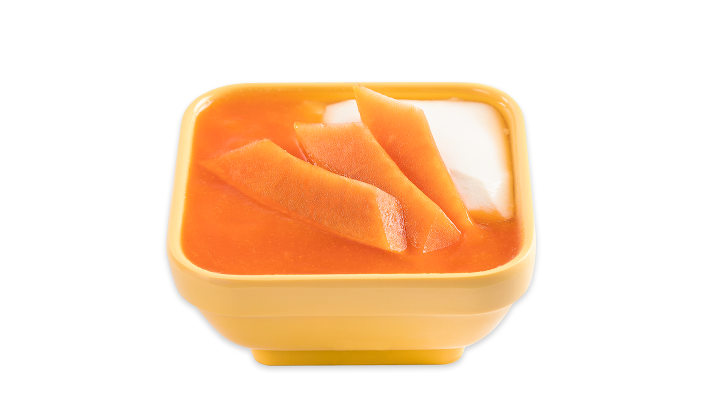 Order T2. Papaya Tofu Pudding food online from Sweethoney Dessert store, Colma on bringmethat.com