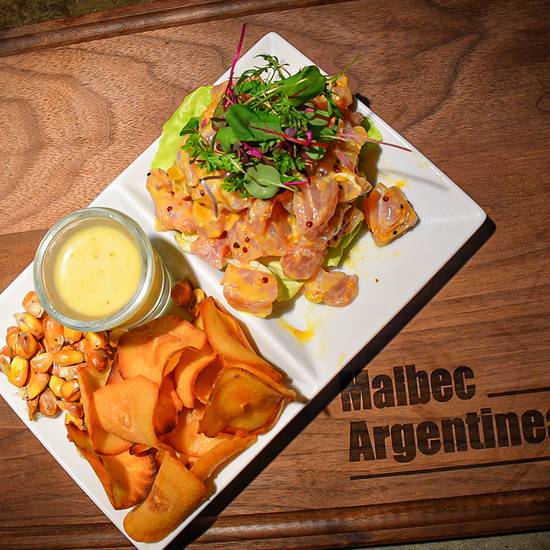 Order Cebiche Aji Amarillo food online from Malbec Argentinean Cuisine store, Pasadena on bringmethat.com