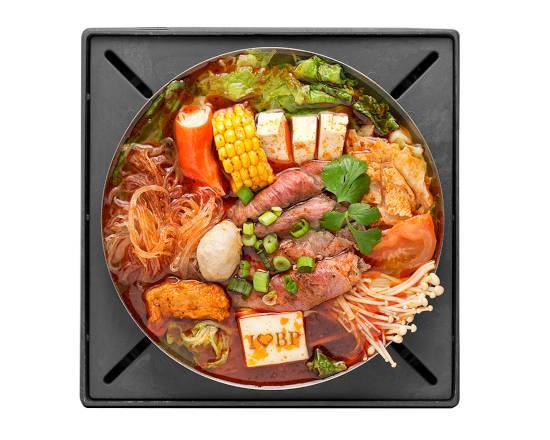 Order 香辣牛肉鍋 Beef Hot Soup food online from Boiling Point store, Artesia on bringmethat.com