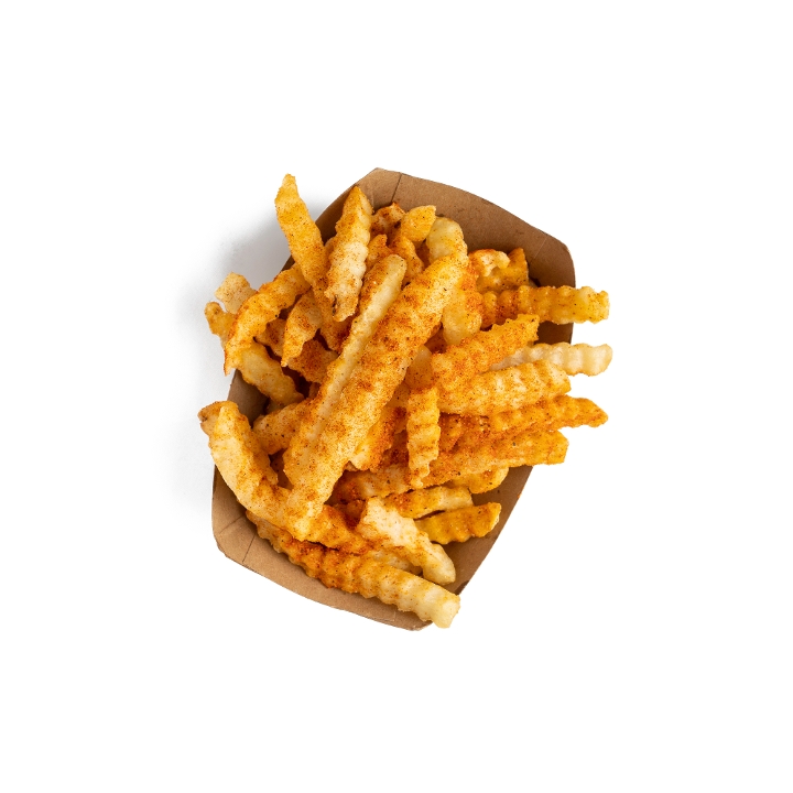 Order Crinkle Cut Fries food online from Chikn store, Pittsburgh on bringmethat.com