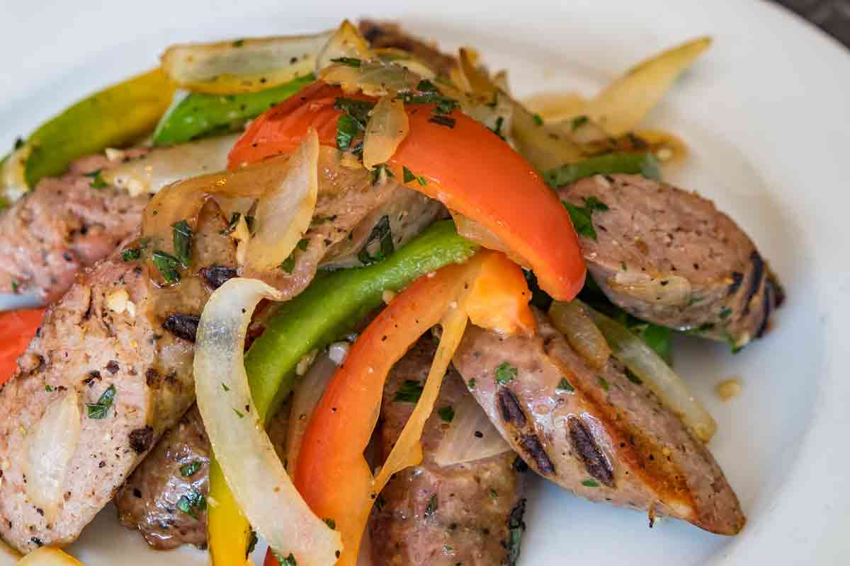 Order Sausage and Peppers food online from Angelo's Ristorante store, Elmhurst on bringmethat.com