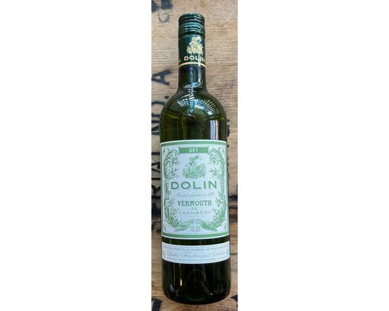 Order Dolin Dry Vermouth, 750ml Bottled Vermouth (17% ABV) food online from Chris's Liquor- 2203 S Lamar Blvd store, Austin on bringmethat.com