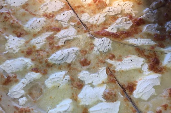 Order White Pizza food online from Italian Affair store, Bellerose on bringmethat.com