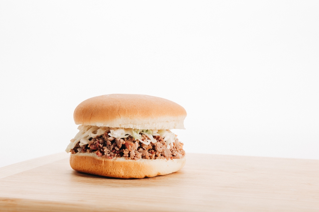Order Chopped Brisket Sandwich food online from Whole Hog Cafe store, Cherry Hill on bringmethat.com