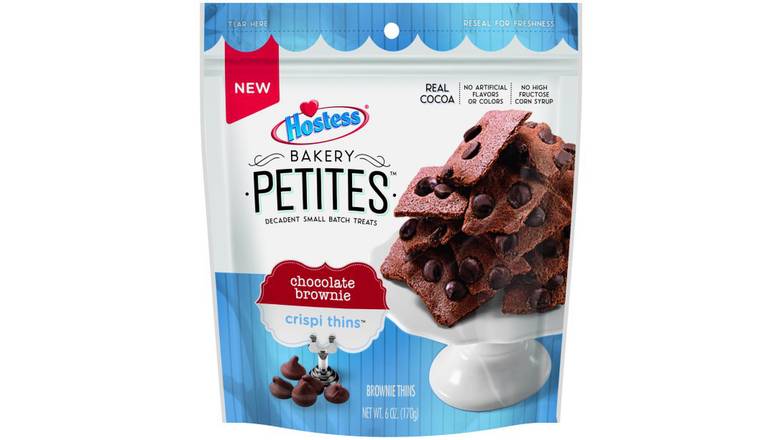 Order Hostess Bakery Petites Crispi Thins, Chocolate Brownie food online from Red Roof Market store, Lafollette on bringmethat.com