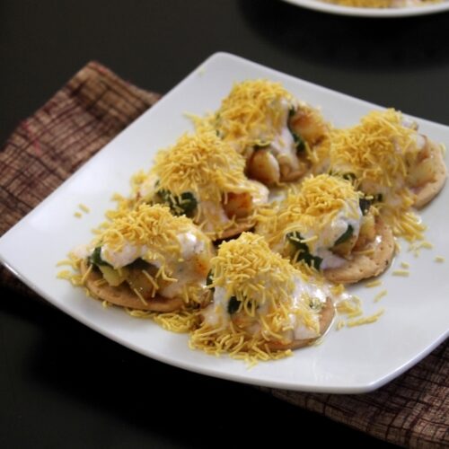 Order Papdi Chaat food online from Vegan Vessel store, Tempe on bringmethat.com