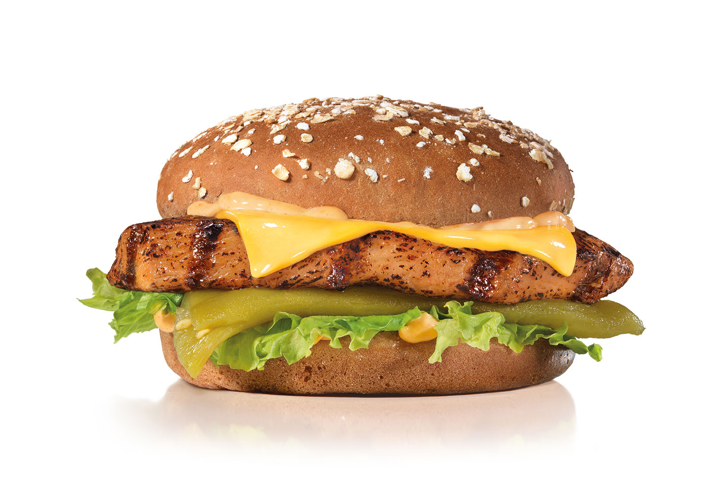 Order Charbroiled Santa Fe Chicken™ Sandwich food online from Carl Jr 7537 store, Fresno on bringmethat.com