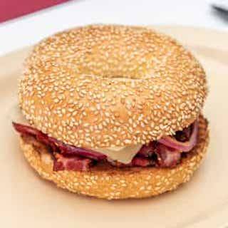 Order Pastrami Sandwich food online from Yum Yum Donuts store, Covina on bringmethat.com