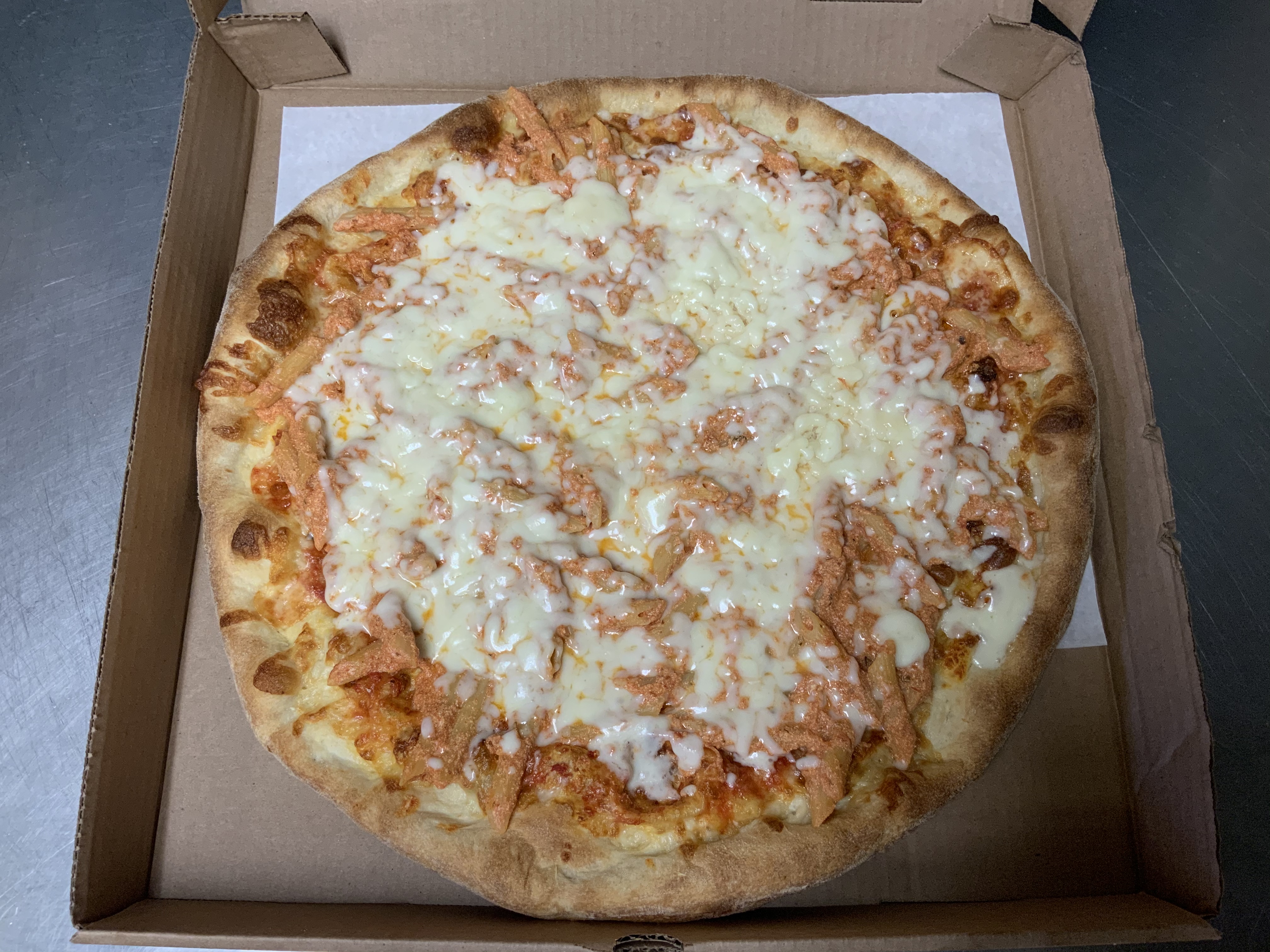 Order Baked Ziti Pizza food online from Nino's Pizzarama store, Royersford on bringmethat.com