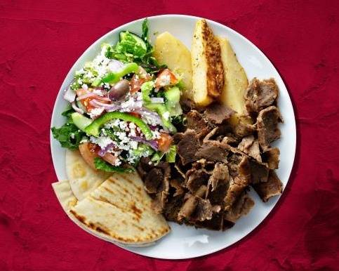 Order Gyros Dinner food online from Wraps & Apps store, Kent on bringmethat.com