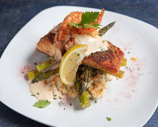Order Salmon New Orleans food online from Chef X Cafe store, Marietta on bringmethat.com