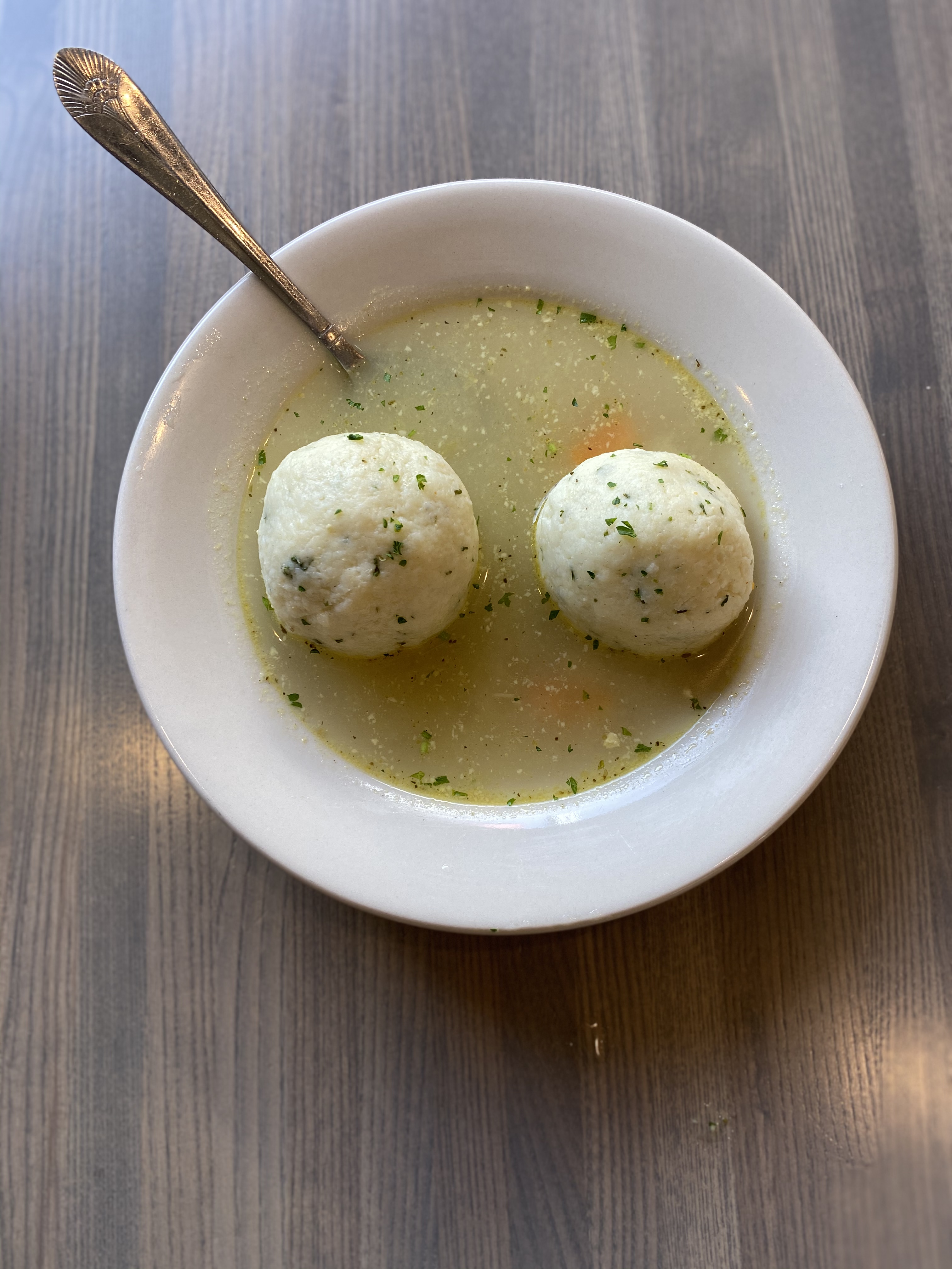Order Matzo Ball Soup food online from Olgas Diner store, Marlton on bringmethat.com