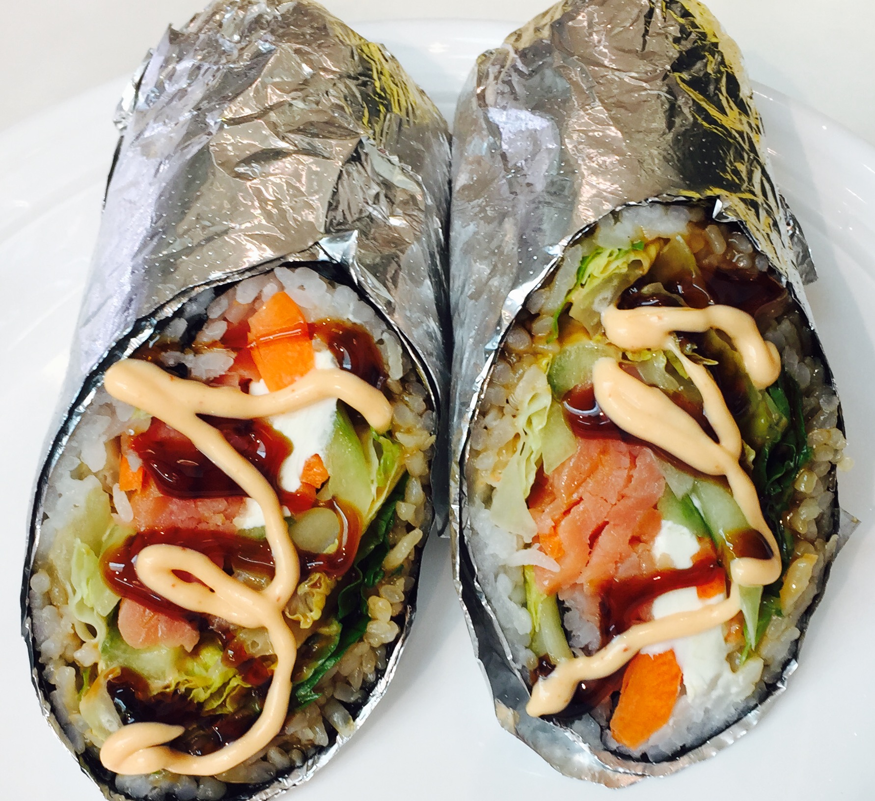 Order B4. Smoked Salmon Burrito food online from iSushi store, Silver Spring on bringmethat.com