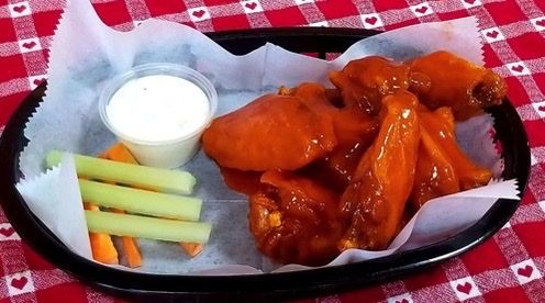 Order 6 Bone-In Wings food online from Wingsland store, Houston on bringmethat.com