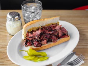 Order Pastrami Sandwich food online from Pasta Party store, Orange on bringmethat.com