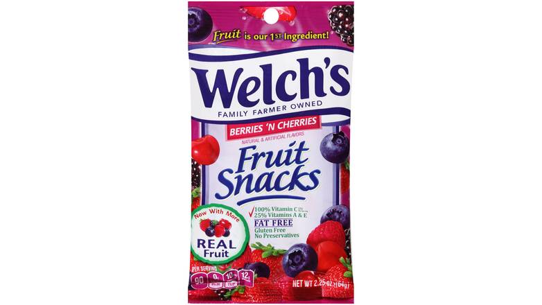 Order Welch'S Berries 'N Cherries Fruit Snack food online from Aldan Sunoco store, Aldan on bringmethat.com