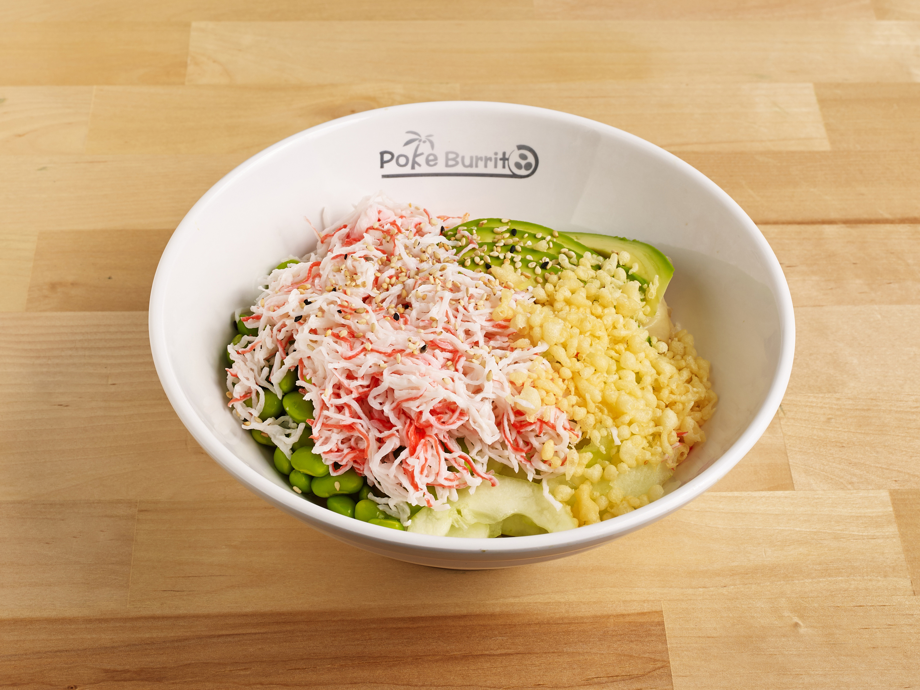 Order H6. California Crab Salad Bowl food online from Poke Burrito store, Deer Park on bringmethat.com