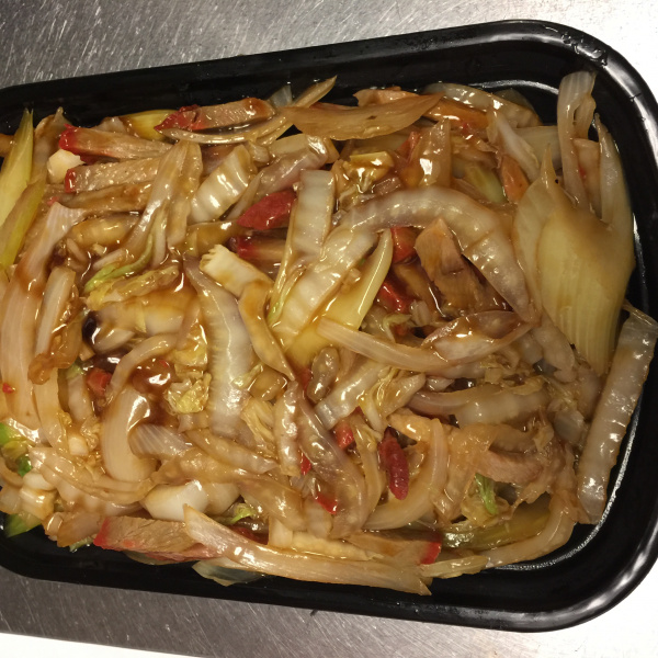 Order 42. Roast Pork Chow Mein food online from China King store, Nashville on bringmethat.com