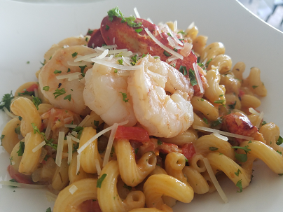 Order Shrimp, Lobster Tail, Scallop Cavatappi food online from Brass Buckle store, Conyngham on bringmethat.com
