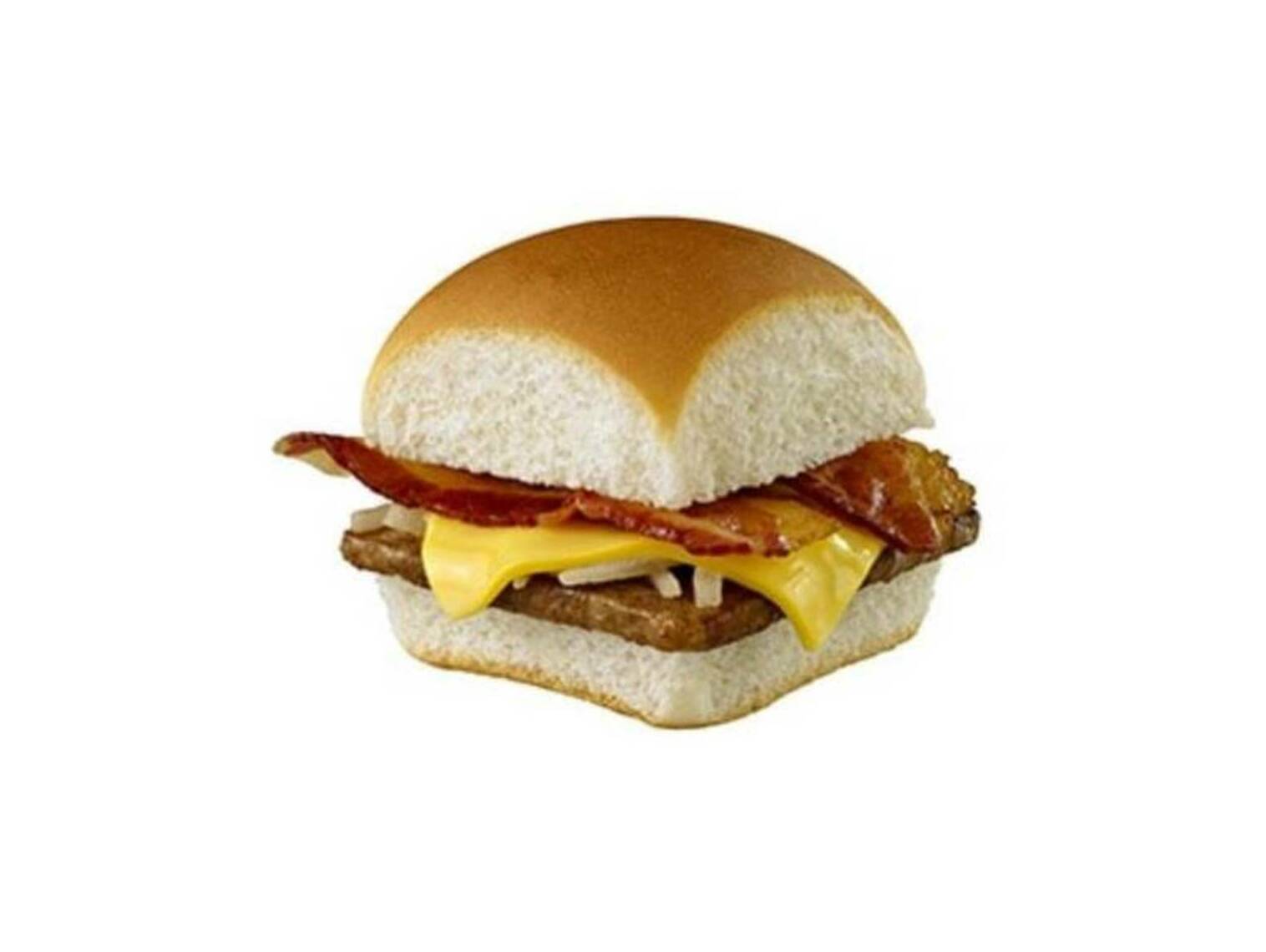 Order BACON CHEESE SLIDER CAL 220-240 food online from White Castle store, Oak Lawn on bringmethat.com