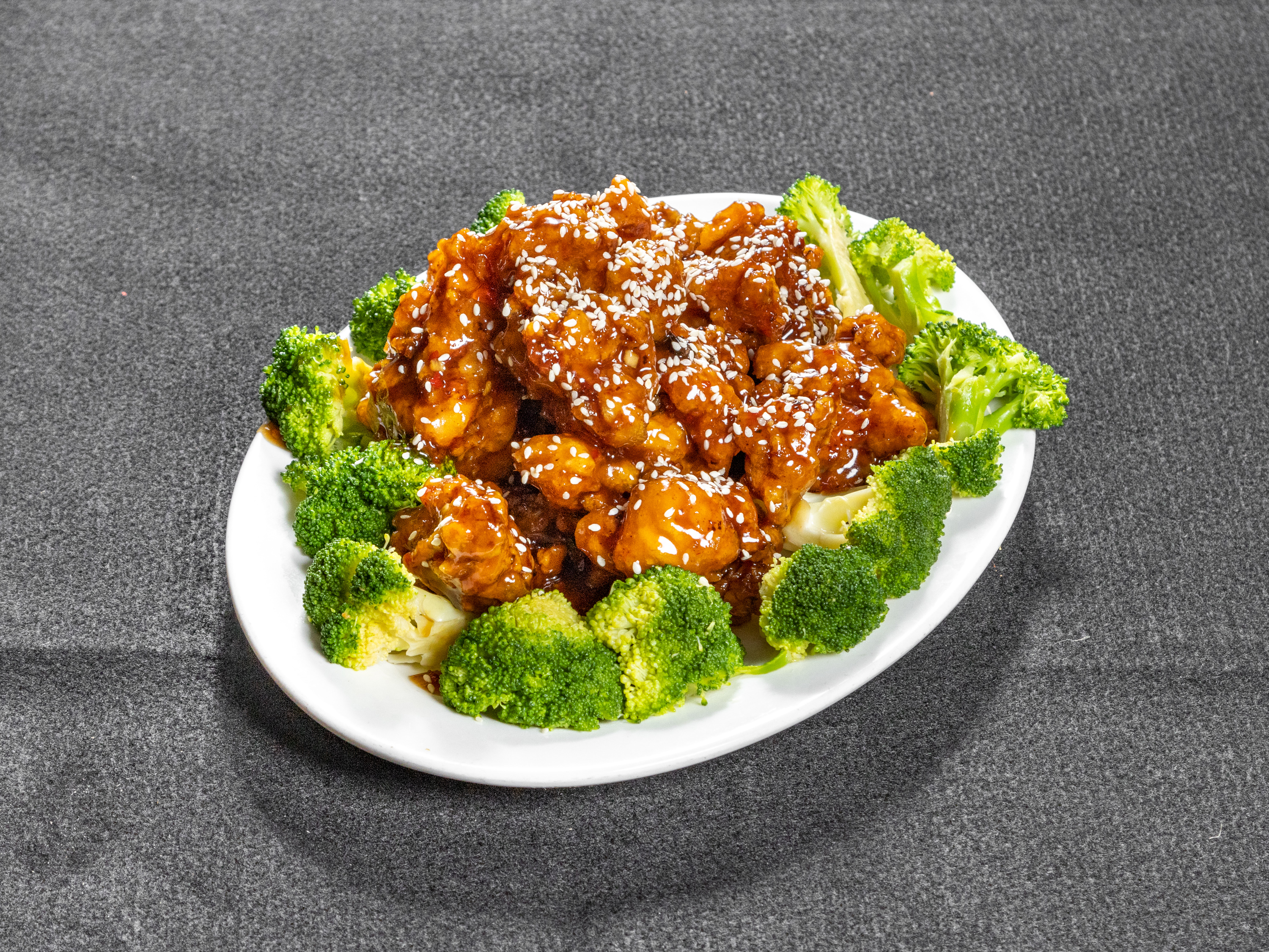 Order (CS) Sesame Chicken food online from Chinatown Cafe store, Denton on bringmethat.com