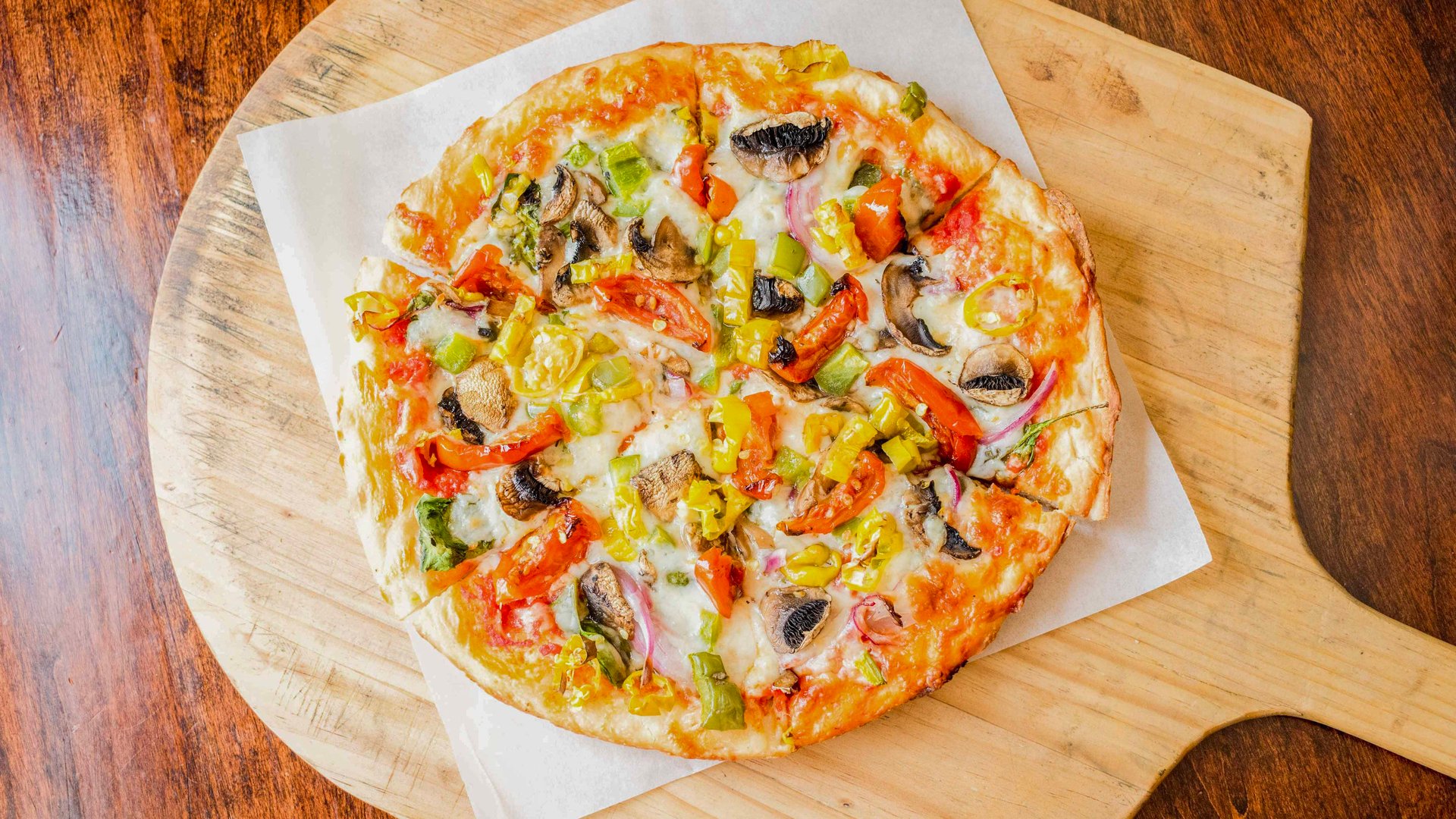 Order 14” Mary Jane food online from Totally Baked Pizza store, Akron on bringmethat.com