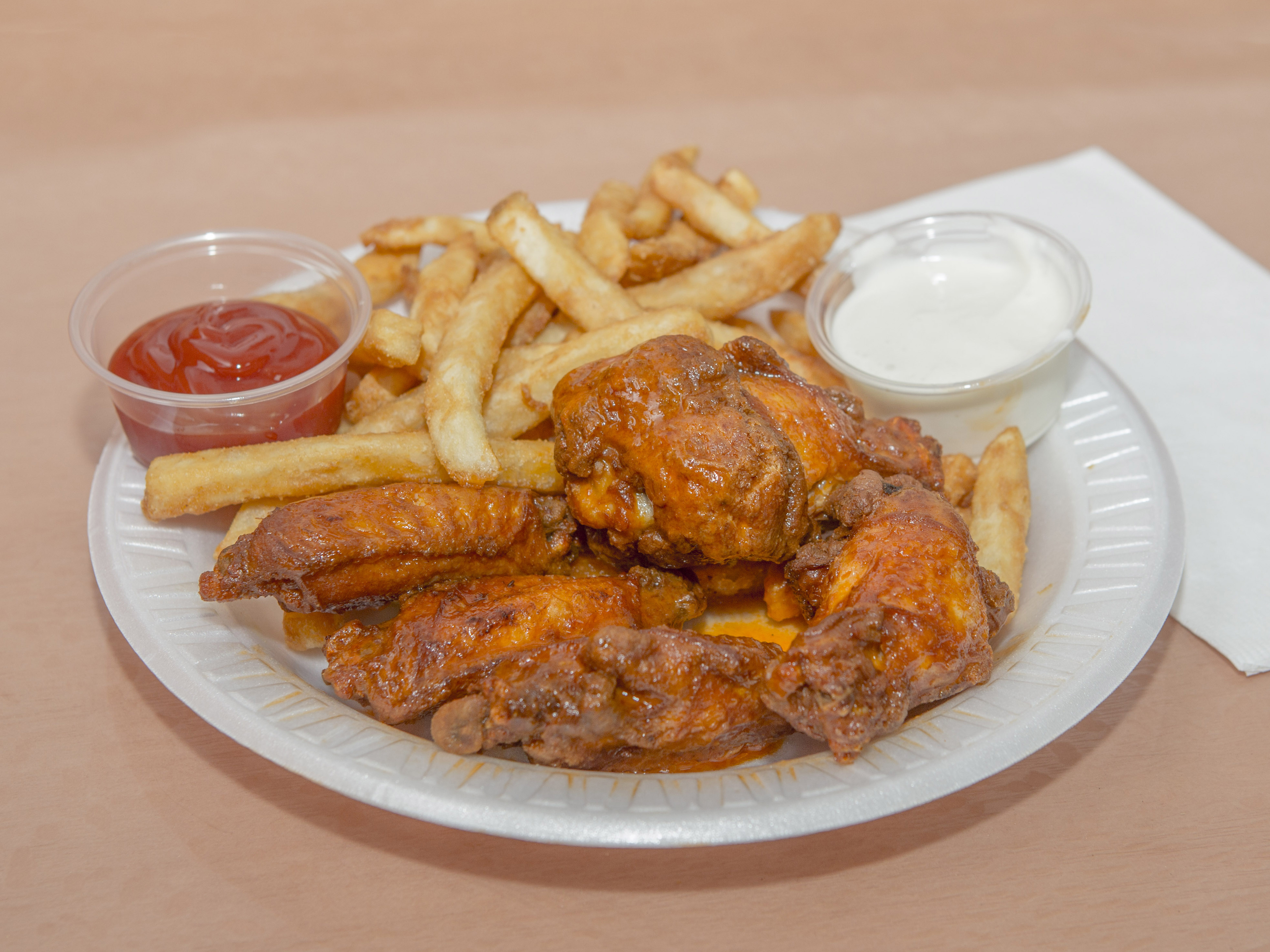 Order 5 Piece Buffalo Wings food online from Panini Grill store, New York on bringmethat.com