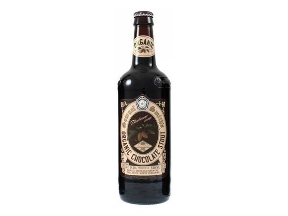 Order Samuel Smith Organic Chocolate Stout - 20oz Bottle food online from Prince Liquor store, Torrance on bringmethat.com