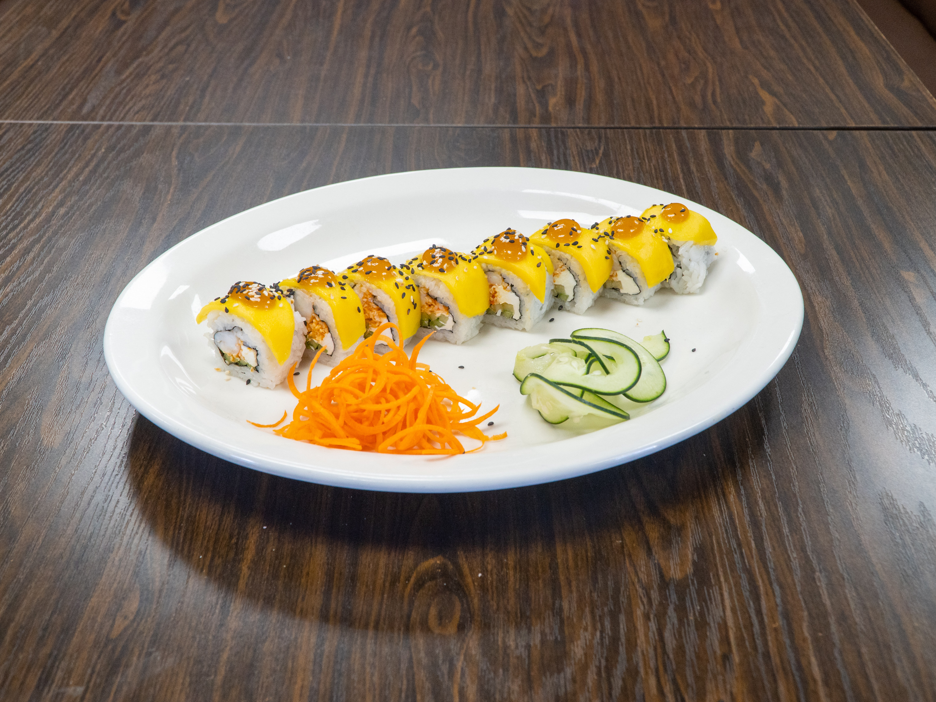 Order Mango Roll food online from Emporio Sushi & Mariscos store, Downey on bringmethat.com