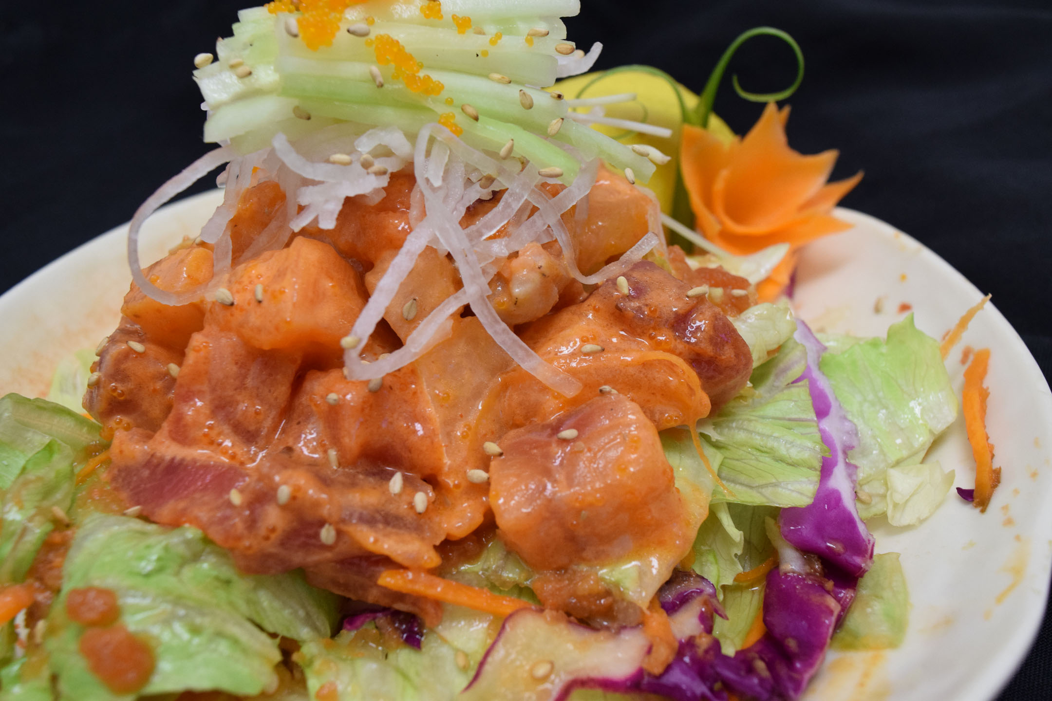 Order 14. Poki Salad food online from Oeeshi Japaness Grill store, San Juan Capistrano on bringmethat.com