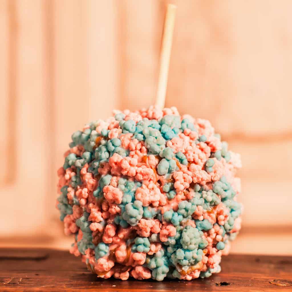 Order Cotton Candy Caramel Apple food online from Candy Apple Shoppe store, Glenwood on bringmethat.com