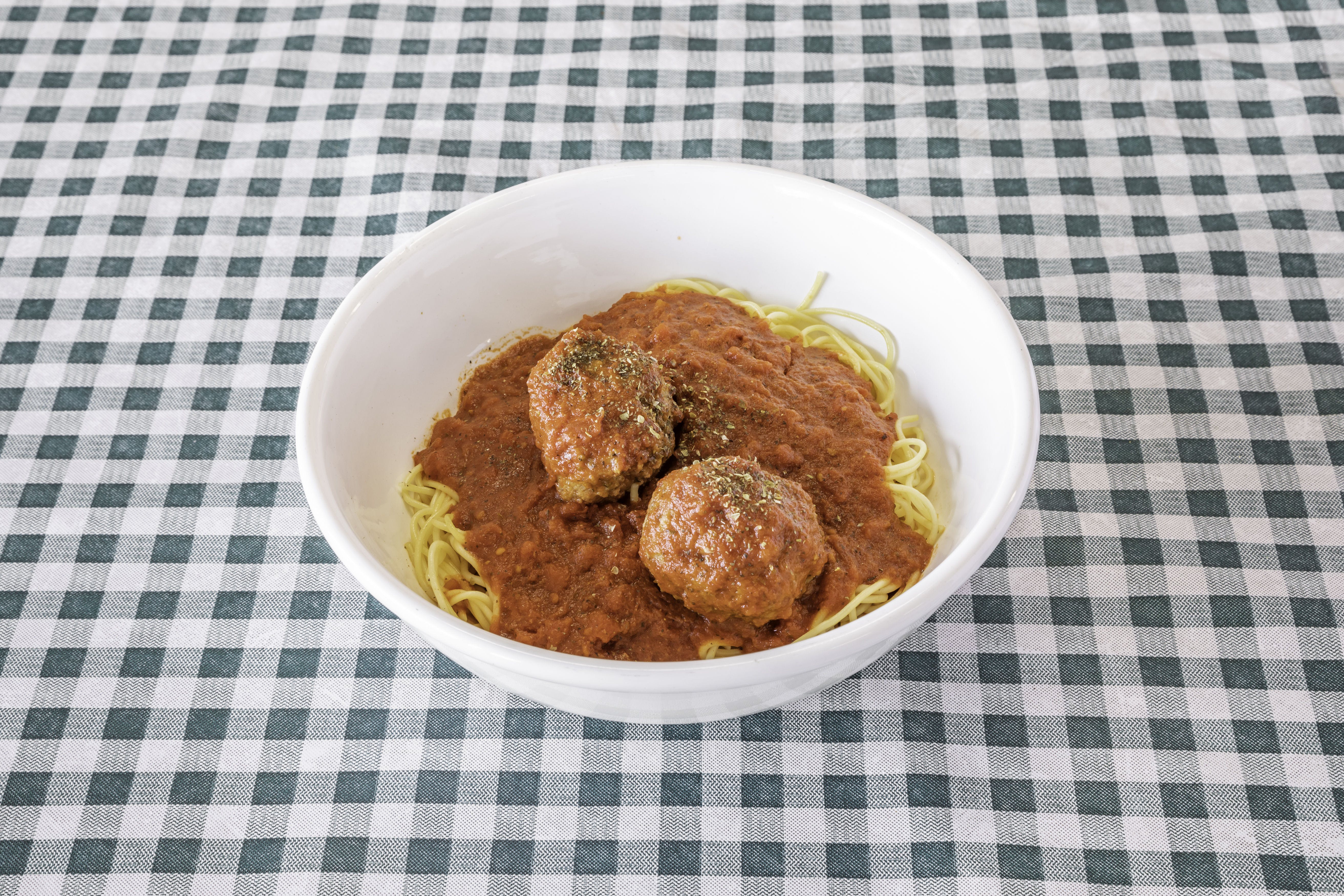 Order Spaghetti with Meatballs - Pasta food online from Pat Pizza Plus store, Phoneix on bringmethat.com