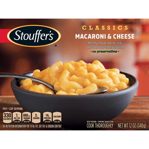 Order Stouffer’s Macaroni & Cheese 12oz food online from Aplus store, Philadelphia on bringmethat.com