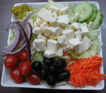 Order Via Mia Greek Salad food online from Via Mia Pizza store, San Jose on bringmethat.com