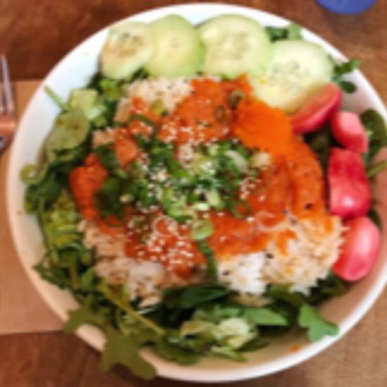 Order Spicy Salmon Rice Bowl food online from Yuko Kitchen Dtla store, Los Angeles on bringmethat.com