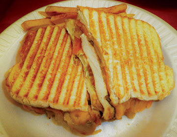 Order Chicken Breast Wisconsin Panini food online from Tharsy Grill store, Baltimore on bringmethat.com