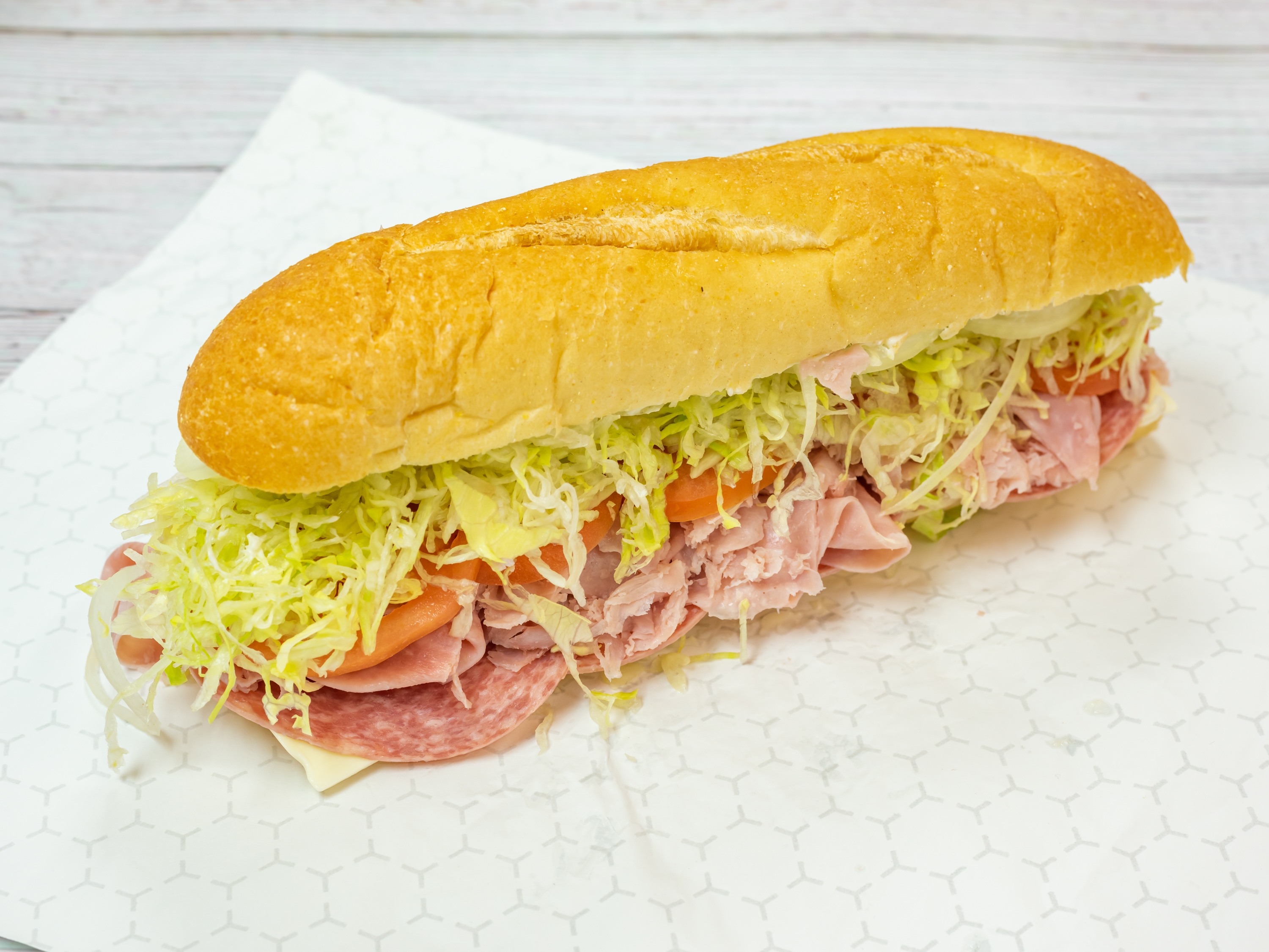 Order 20. American Sub food online from 5 Star Deli And Grill store, Browns Mills on bringmethat.com
