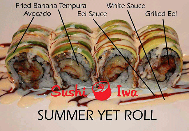 Order SUMMER YET food online from Sushi Iwa store, Apex on bringmethat.com
