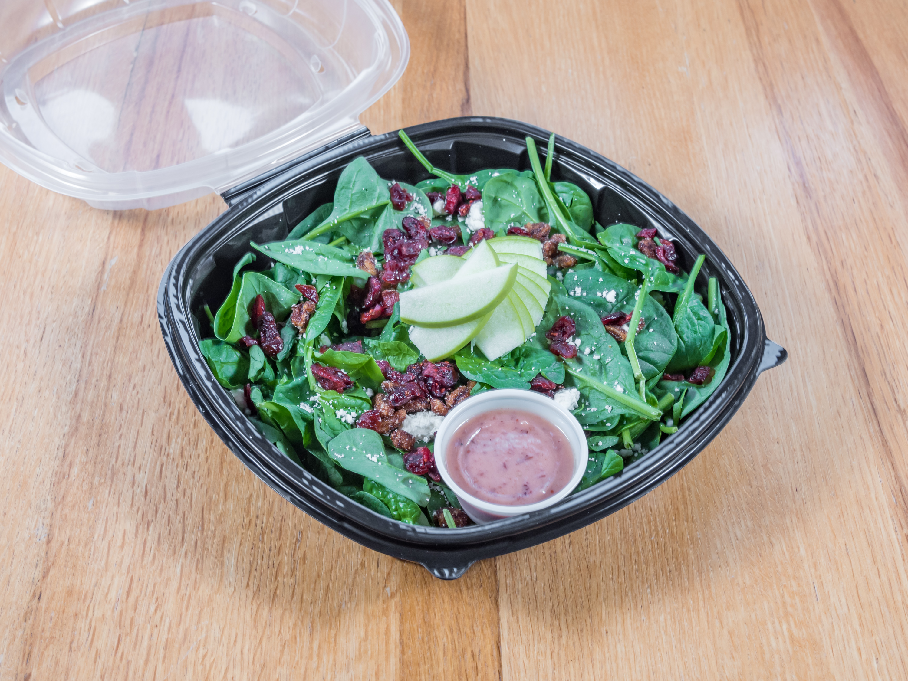 Order Cranberry Apple Spinach Salad food online from High Noon Restaurant & Saloon store, Albuquerque on bringmethat.com