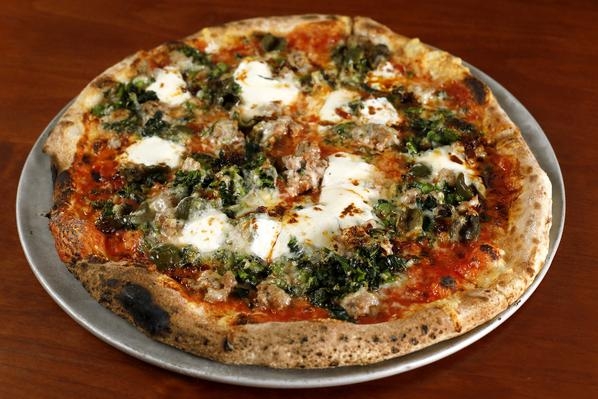 Order Calabrian Chili Sausage pizza food online from Marzano Restaurant store, Oakland on bringmethat.com