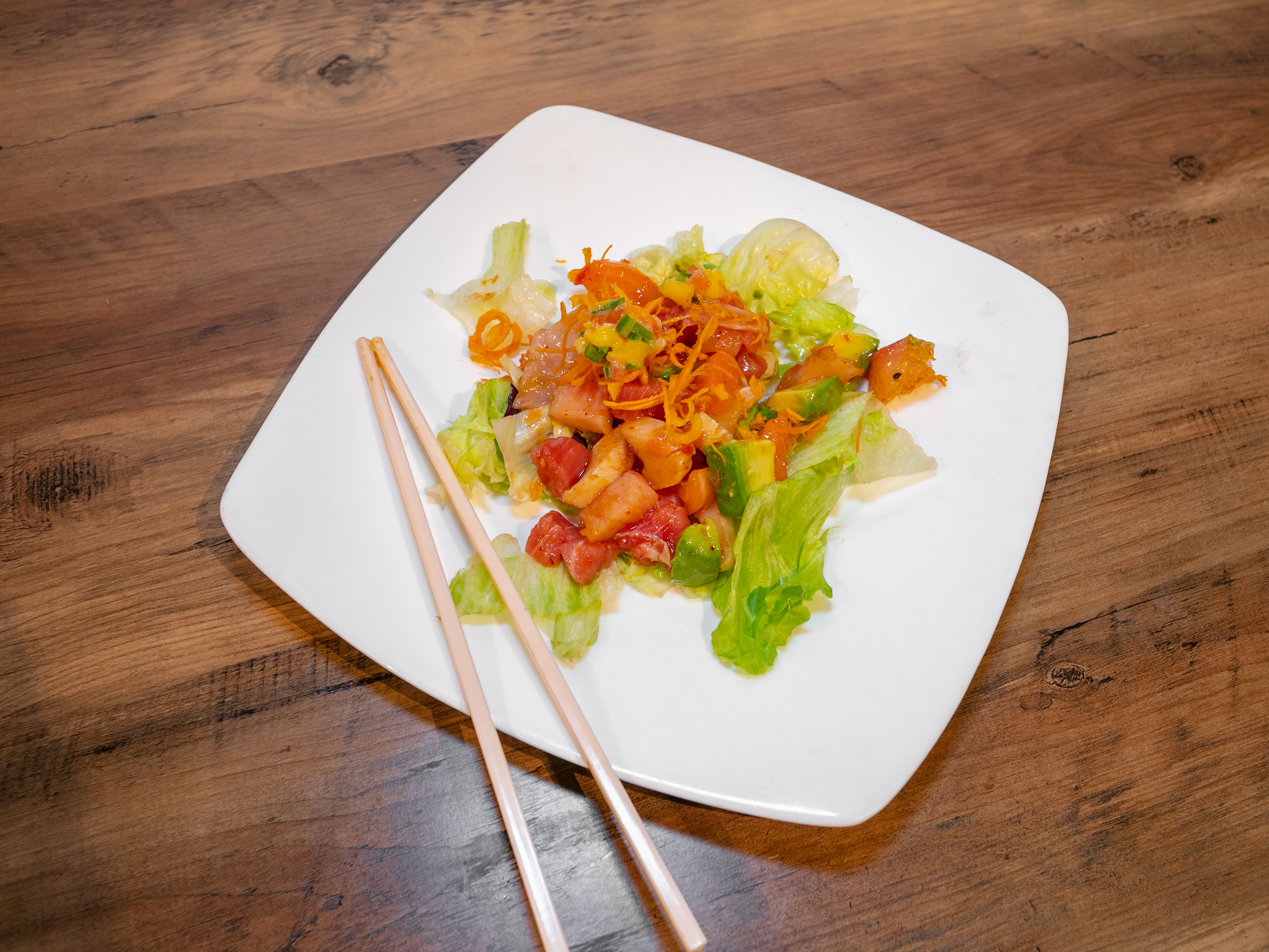 Order Sashimi Salad food online from Atami Grill & Sushi store, Marietta on bringmethat.com