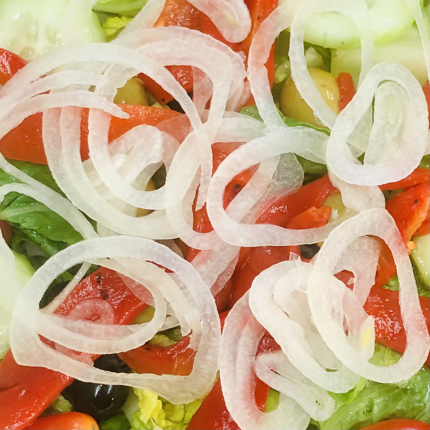 Order Vegan Tossed Salad food online from Nicks Pizza & Deli store, Fanwood on bringmethat.com