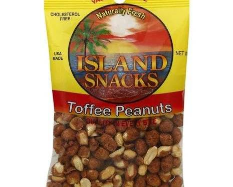 Order Island Snacks Toffee peanuts 7.5 oz  food online from Pit Stop Liquor Mart store, El Monte on bringmethat.com