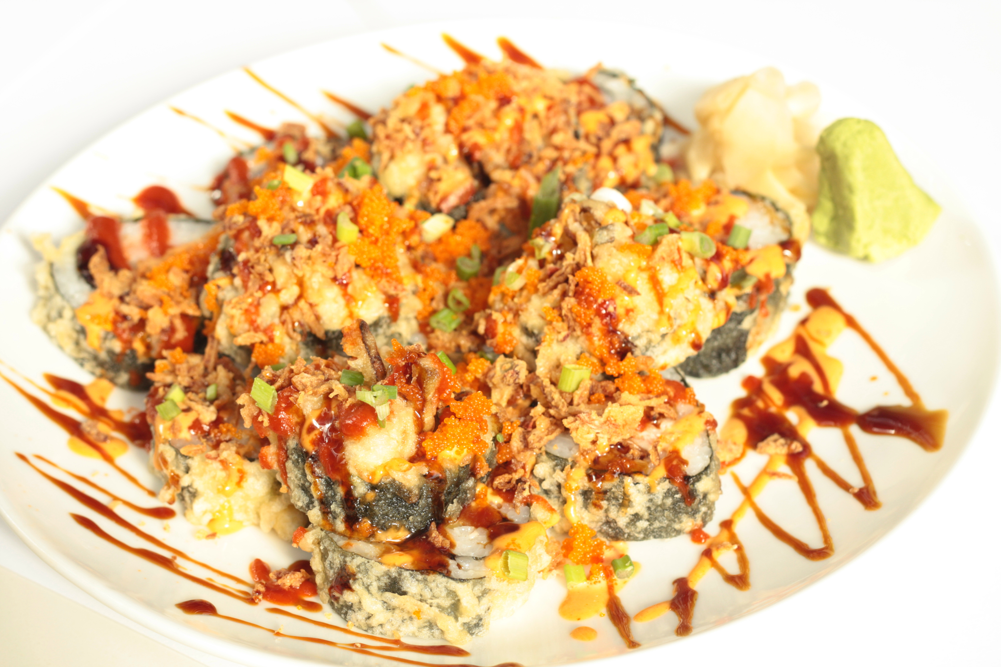 Order H17. Super Dynamite Roll food online from Ramen And Udon House store, San Francisco on bringmethat.com
