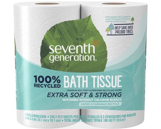 Order Seven Generation Bath Tissue 4pack food online from Fair Mart store, Philadelphia on bringmethat.com