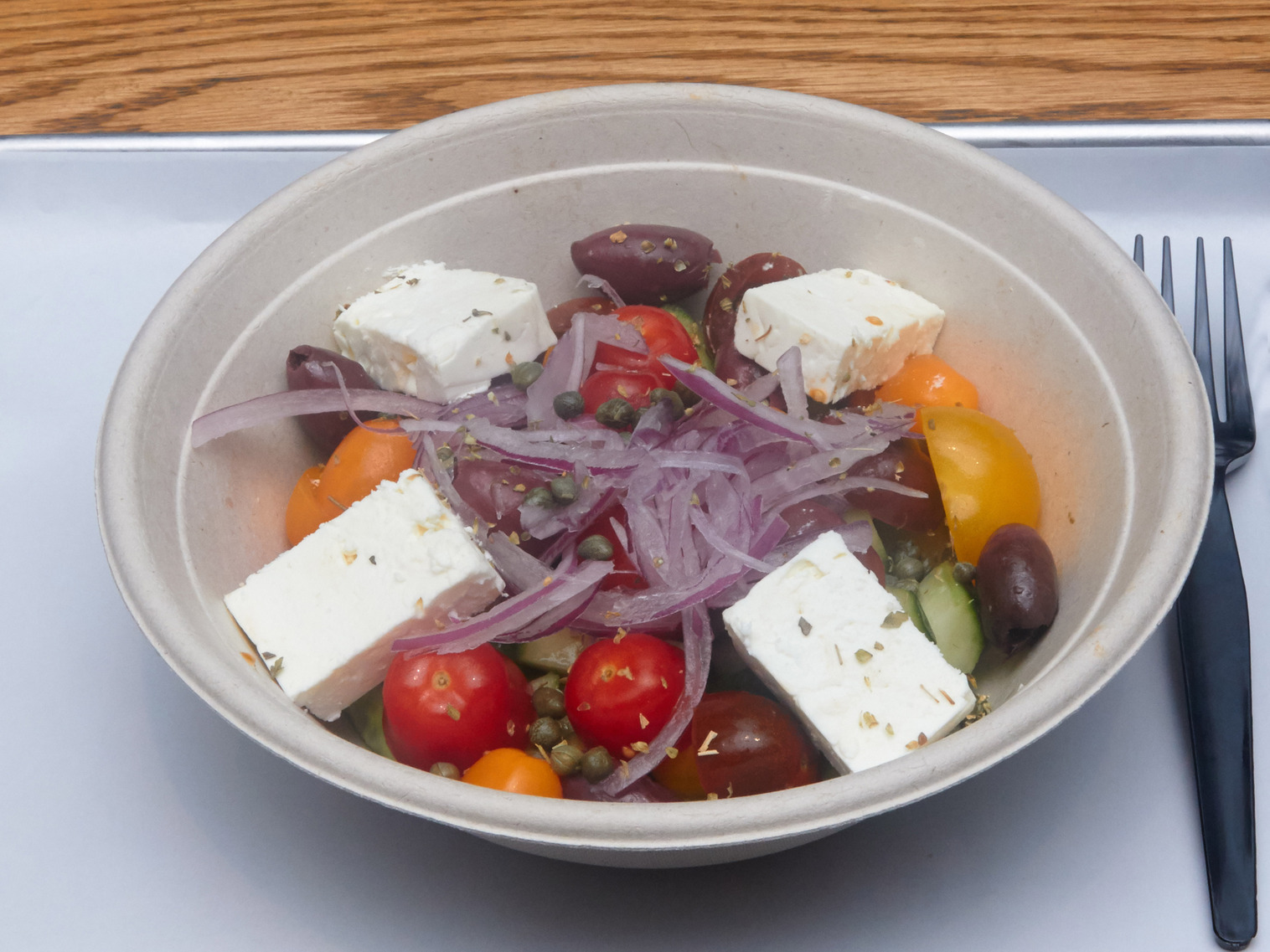 Order Greek Salad food online from Greek Eats store, New York on bringmethat.com
