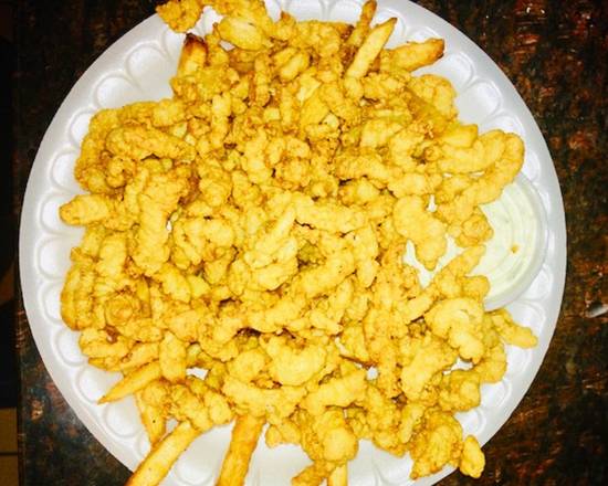 Order Clam Strip Plate food online from Old Country Pizzeria store, East Weymouth on bringmethat.com