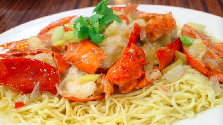 Order Whole Lobster with Noodles food online from Chinatown Restaurant store, San Francisco on bringmethat.com